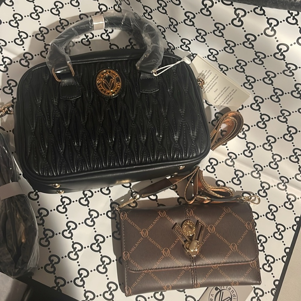 NWT Bundle of 2 NEW Valentino Orlandi bags both crossbody - Picture 5 of 17